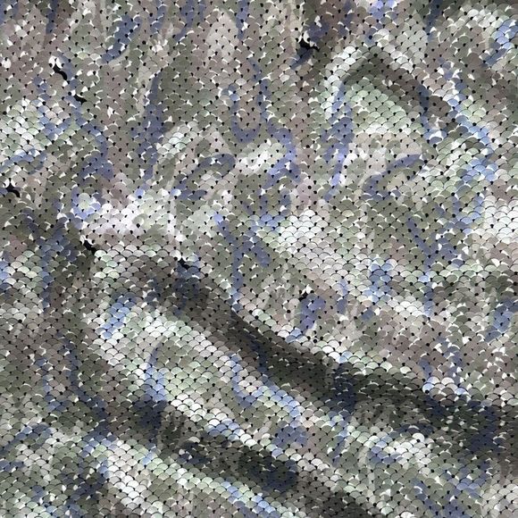 Free People Skinny Flip Sequin Camo Print Mini Skirt - Size 4 - Picture 6 of 12